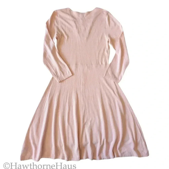 TORRID Blush Knit Skater Dress Size 1X Stretch Cage Neckline - Picture 5 of 8